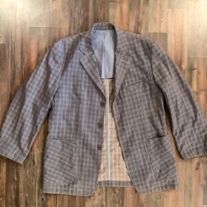 Vintage plaid blazer